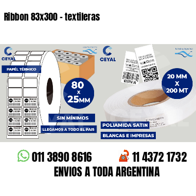 Ribbon 83x300 - textileras