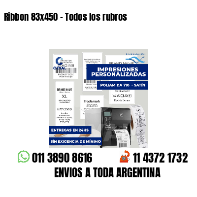 Ribbon 83x450 - Todos los rubros