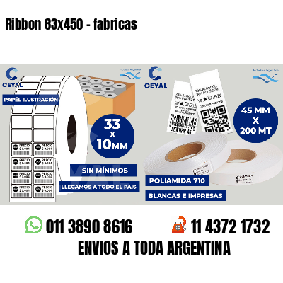 Ribbon 83x450 - fabricas