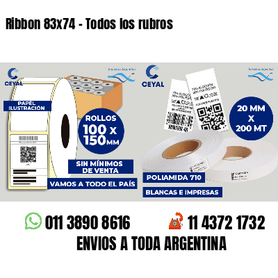 Ribbon 83x74 - Todos los rubros