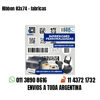 Ribbon 83x74 - fabricas