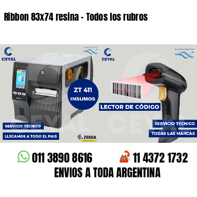 Ribbon 83x74 resina - Todos los rubros