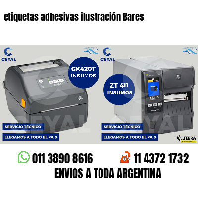 etiquetas adhesivas ilustración Bares