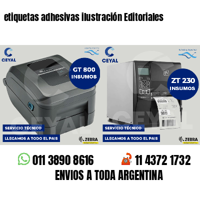 etiquetas adhesivas ilustración Editoriales