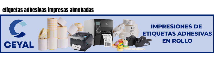 etiquetas adhesivas impresas almohadas