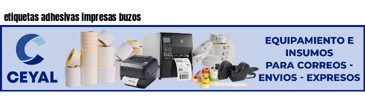 etiquetas adhesivas impresas buzos