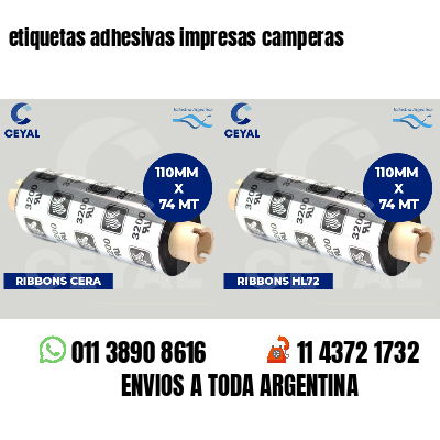 etiquetas adhesivas impresas camperas