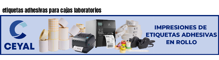 etiquetas adhesivas para cajas laboratorios