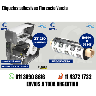 Etiquetas adhesivas Florencio Varela