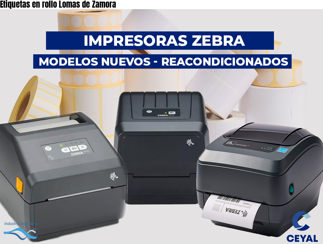 Etiquetas en rollo Lomas de Zamora