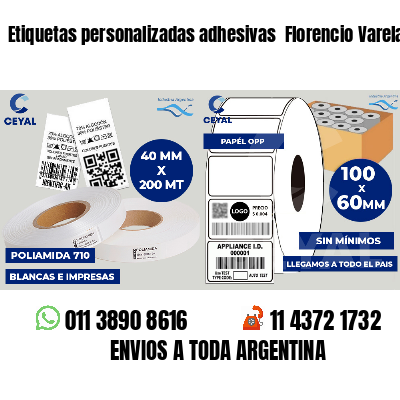 Etiquetas personalizadas adhesivas  Florencio Varela