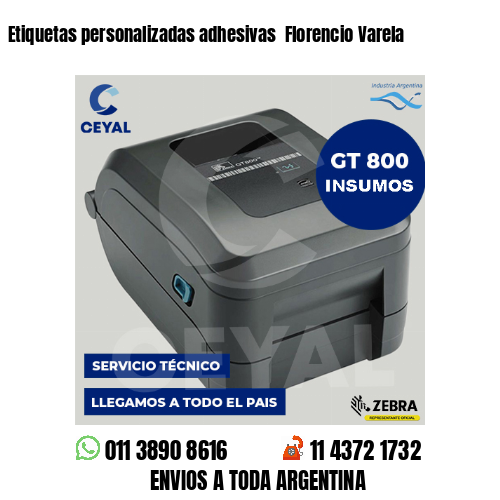 Etiquetas personalizadas adhesivas  Florencio Varela