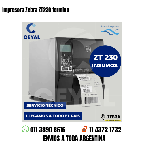Impresora Zebra ZT230 termico