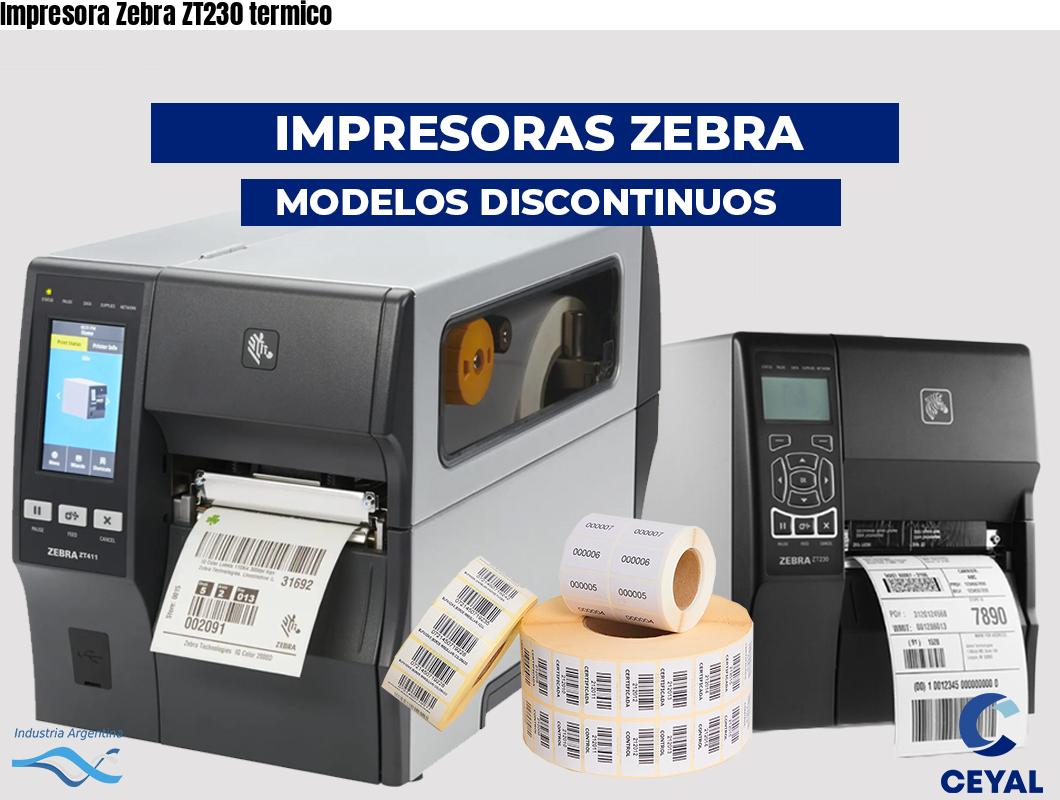 Impresora Zebra ZT230 termico