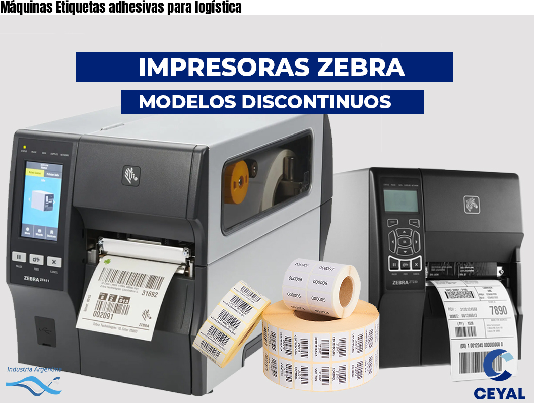 Máquinas Etiquetas adhesivas para logística