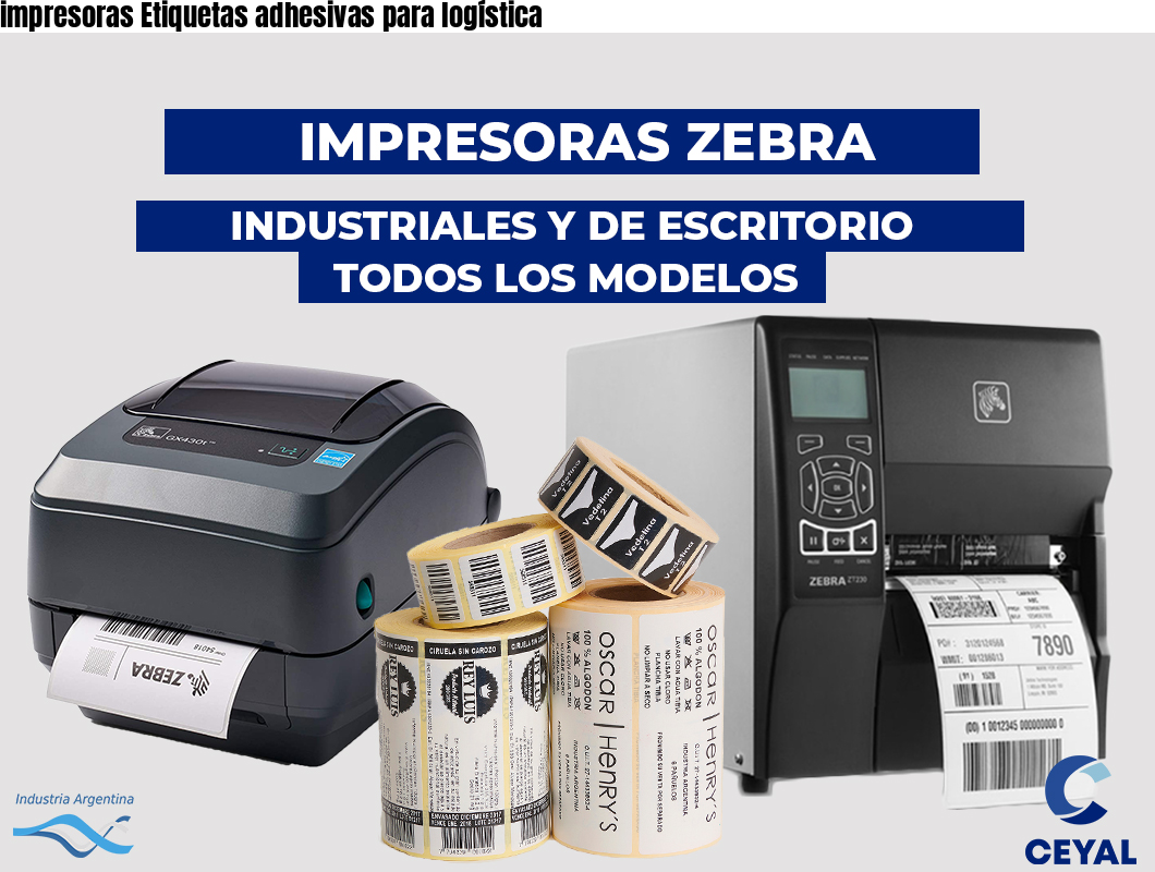 impresoras Etiquetas adhesivas para logística