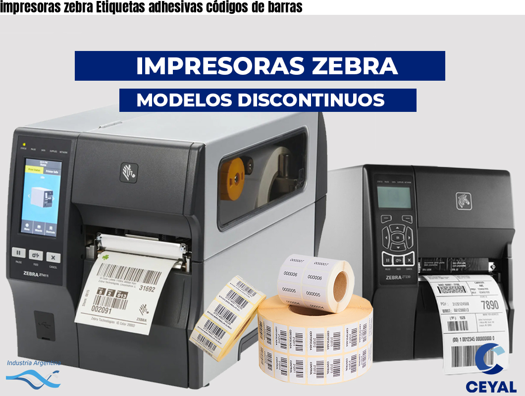 impresoras zebra Etiquetas adhesivas códigos de barras