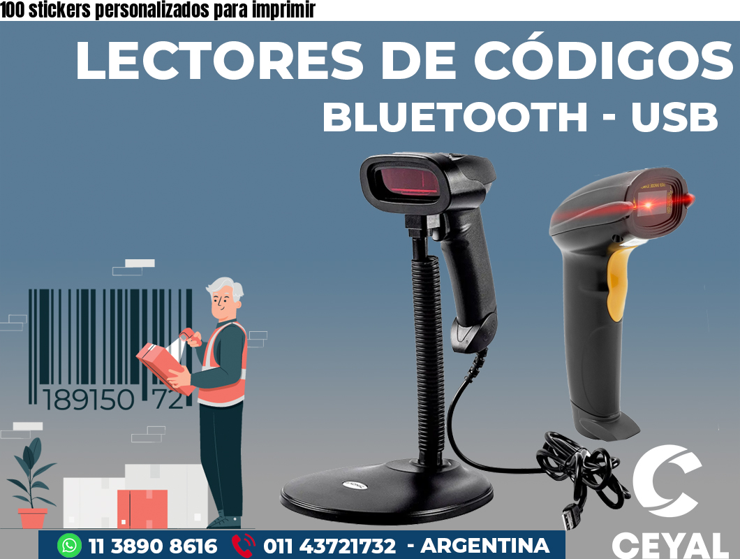 100 stickers personalizados para imprimir