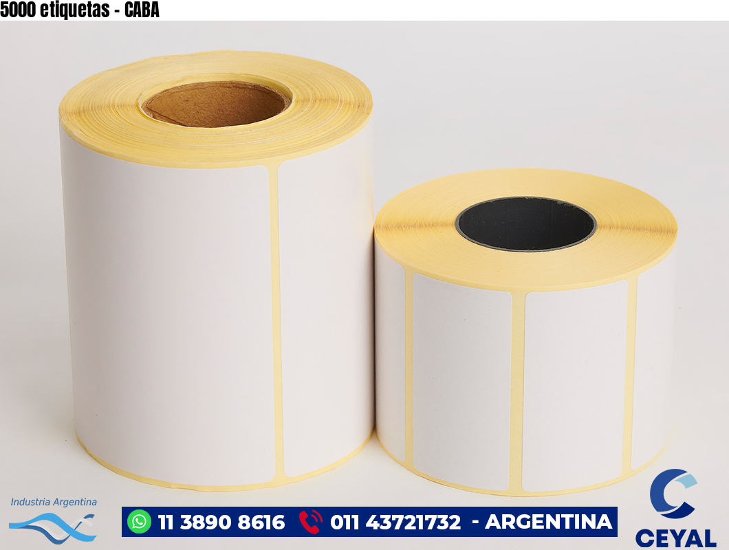 5000 etiquetas - CABA