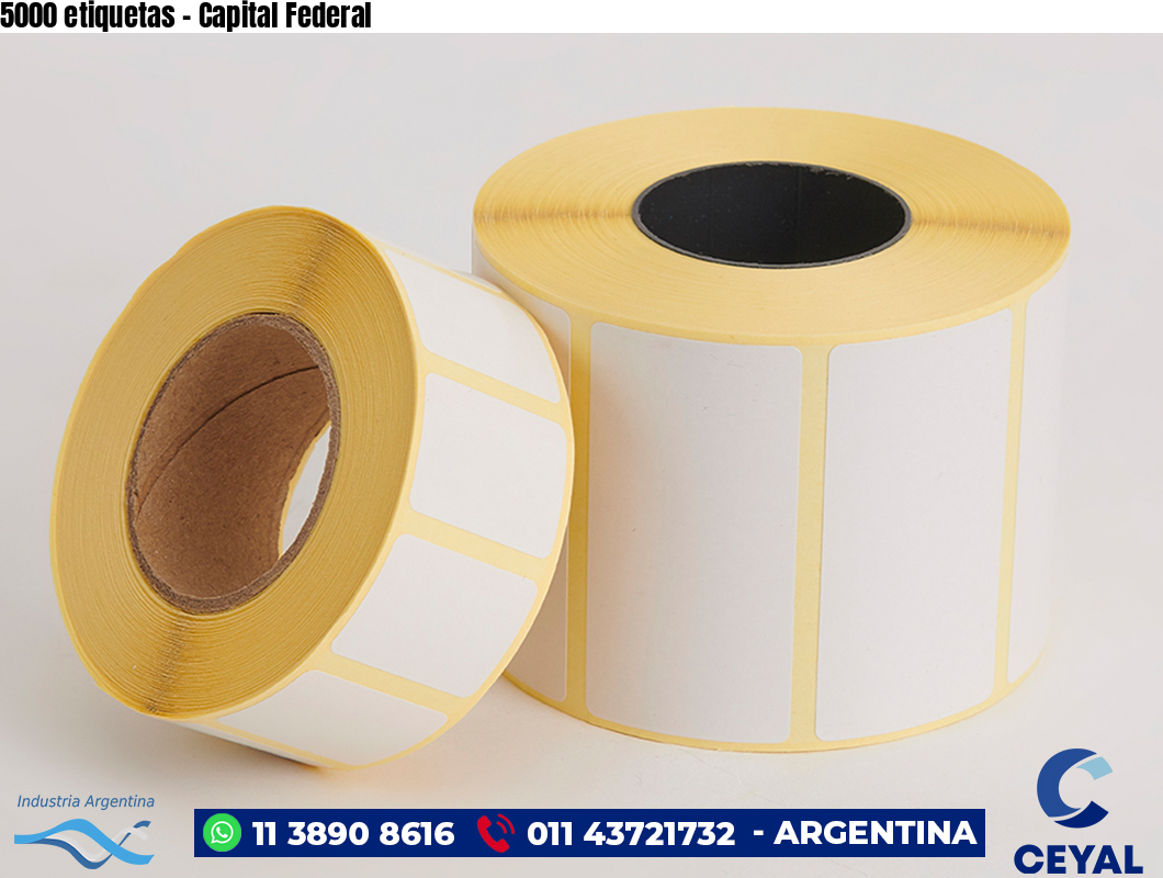 5000 etiquetas - Capital Federal