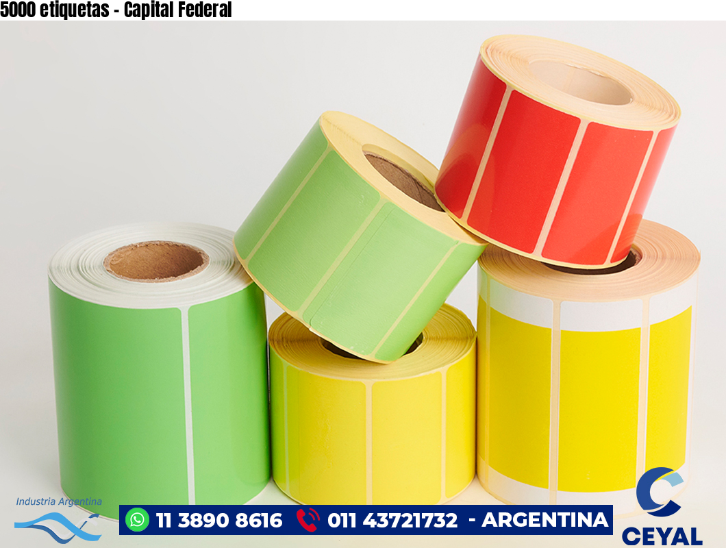 5000 etiquetas – Capital Federal