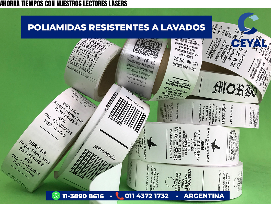 AHORRÁ TIEMPOS CON NUESTROS LECTORES LÁSERS