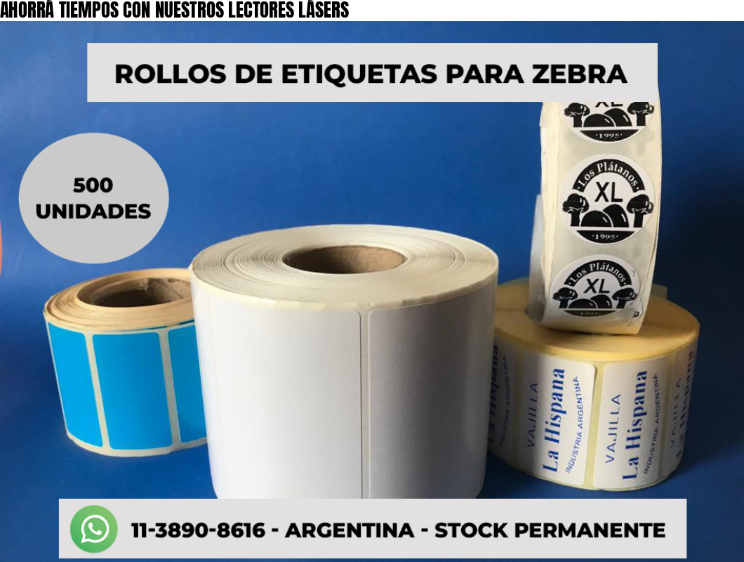 AHORRÁ TIEMPOS CON NUESTROS LECTORES LÁSERS