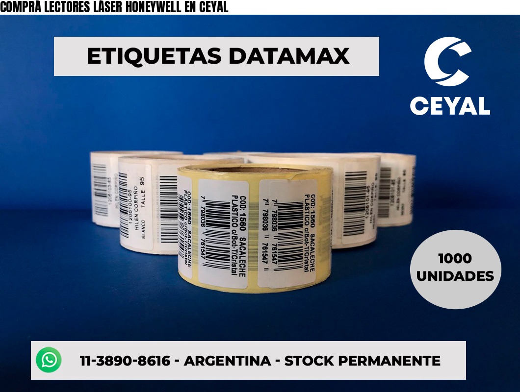COMPRÁ LECTORES LÁSER HONEYWELL EN CEYAL