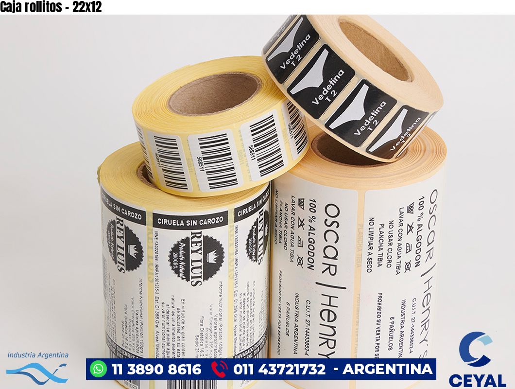 Caja rollitos - 22x12