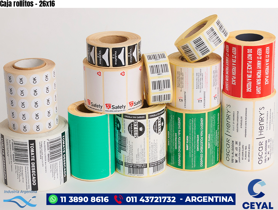 Caja rollitos - 26x16
