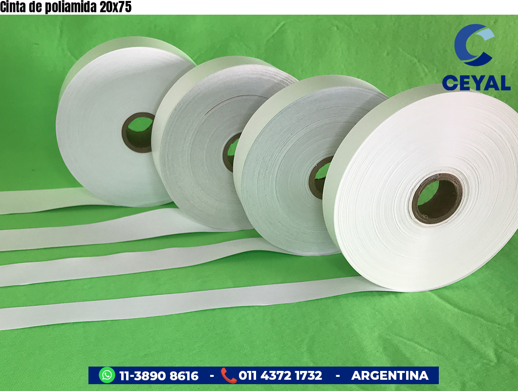 Cinta de poliamida 20x75
