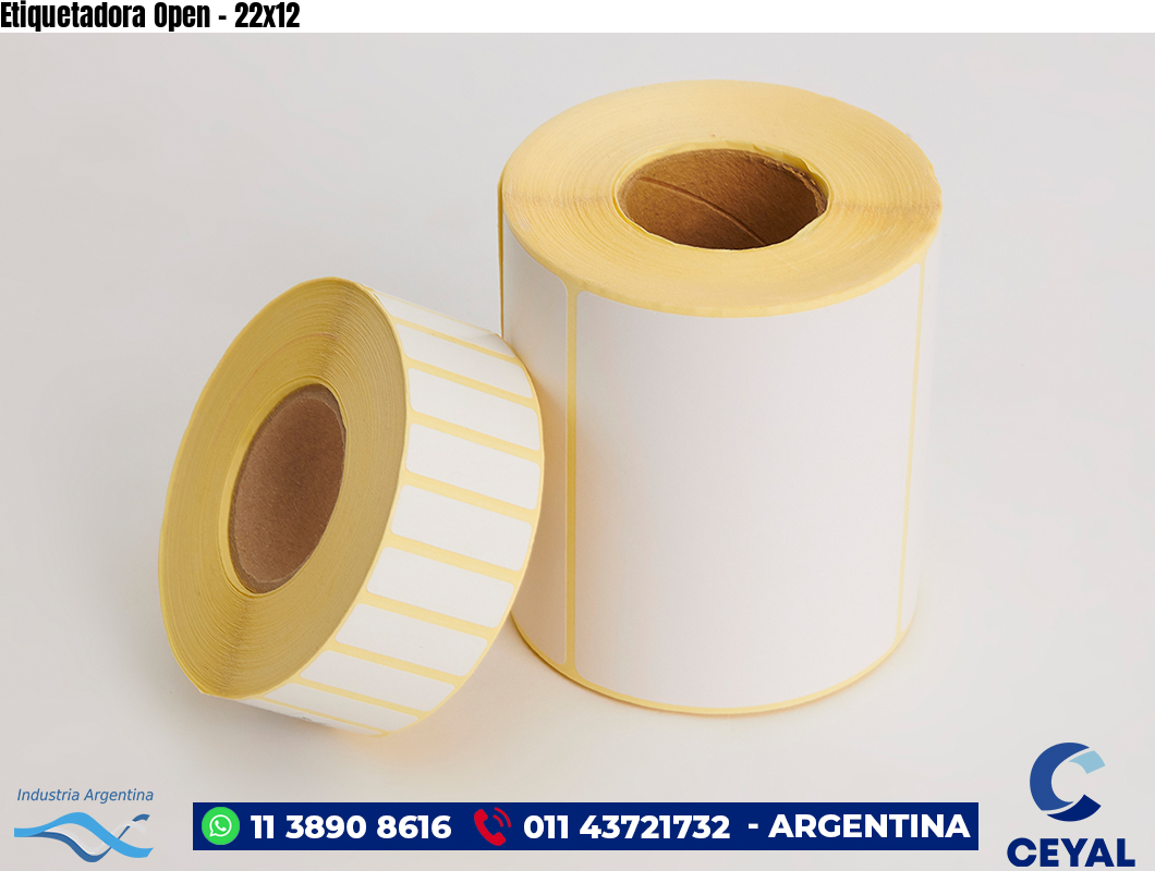 Etiquetadora Open - 22x12