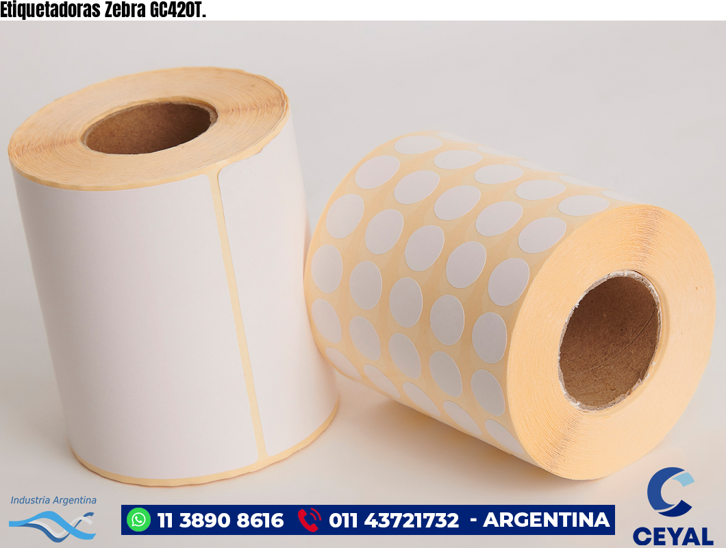 Etiquetadoras Zebra GC420T.
