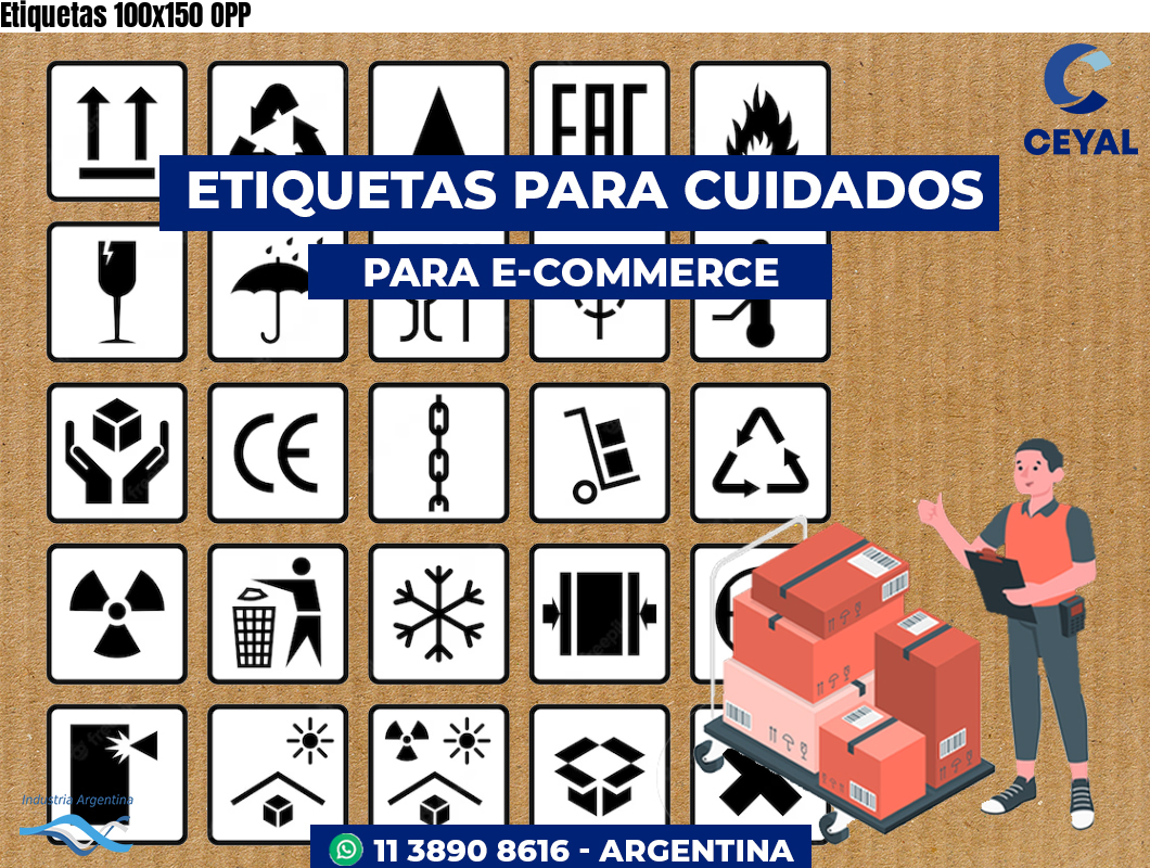 Etiquetas 100x150 OPP