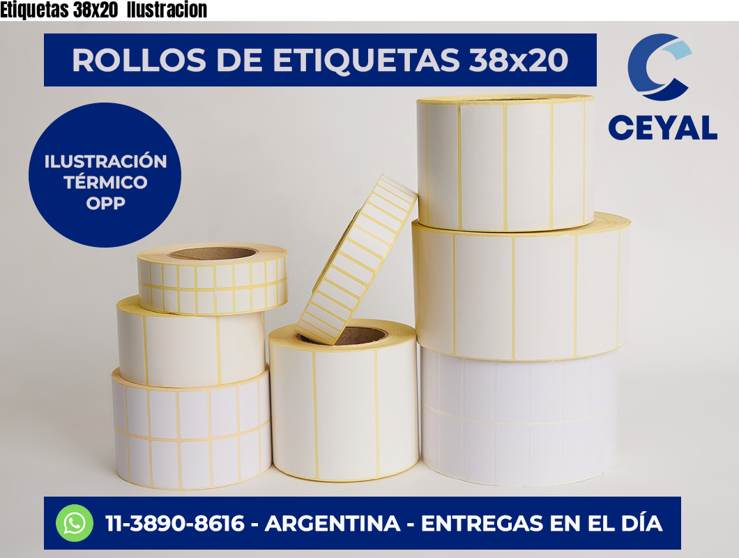 Etiquetas 38×20  Ilustracion