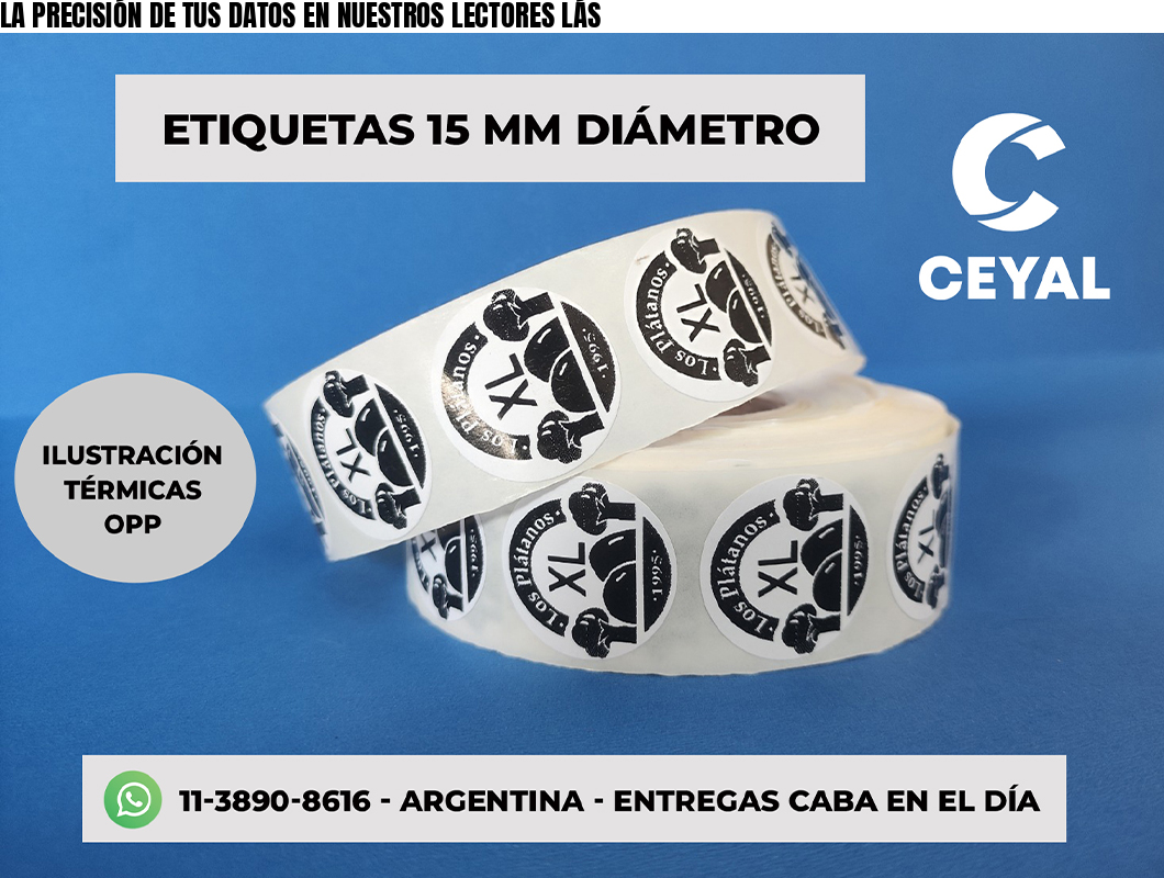 LA PRECISIÓN DE TUS DATOS EN NUESTROS LECTORES LÁS