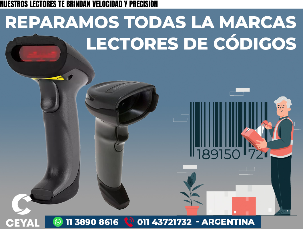 NUESTROS LECTORES TE BRINDAN VELOCIDAD Y PRECISIÓN