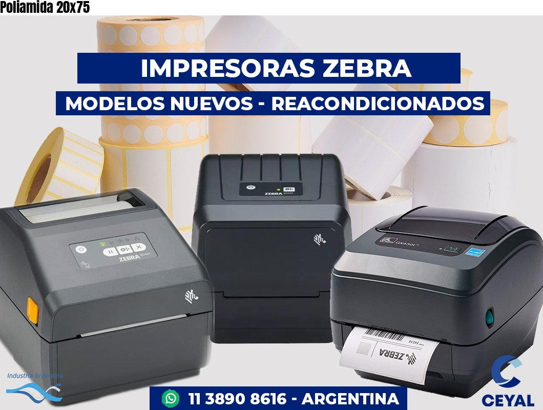 Poliamida 20x75