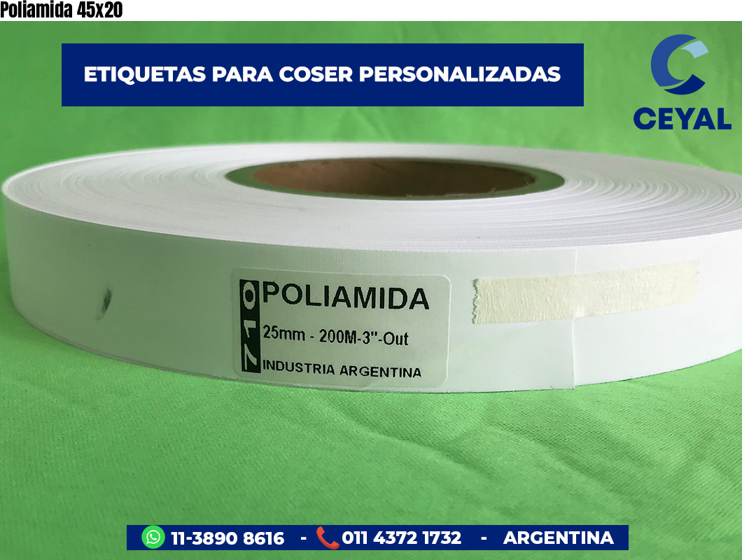 Poliamida 45×20