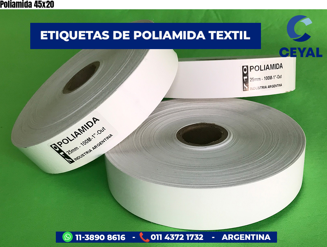 Poliamida 45×20