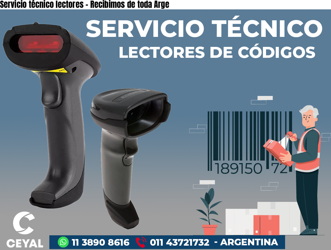 Servicio técnico lectores – Recibimos de toda Arge