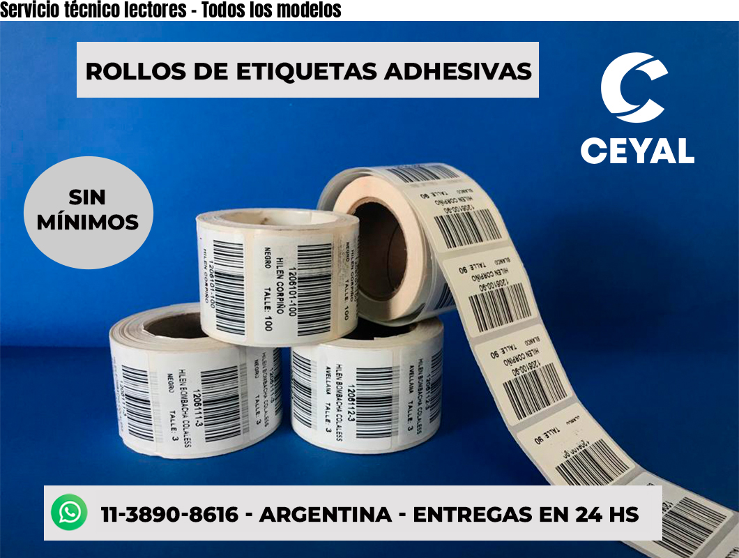 Servicio técnico lectores - Todos los modelos