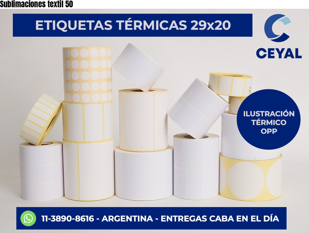 Sublimaciones textil 50