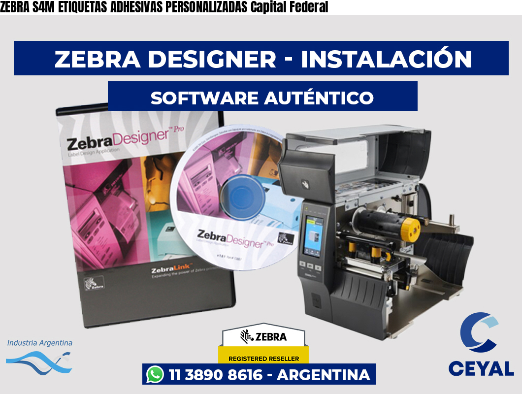 ZEBRA S4M ETIQUETAS ADHESIVAS PERSONALIZADAS Capital Federal
