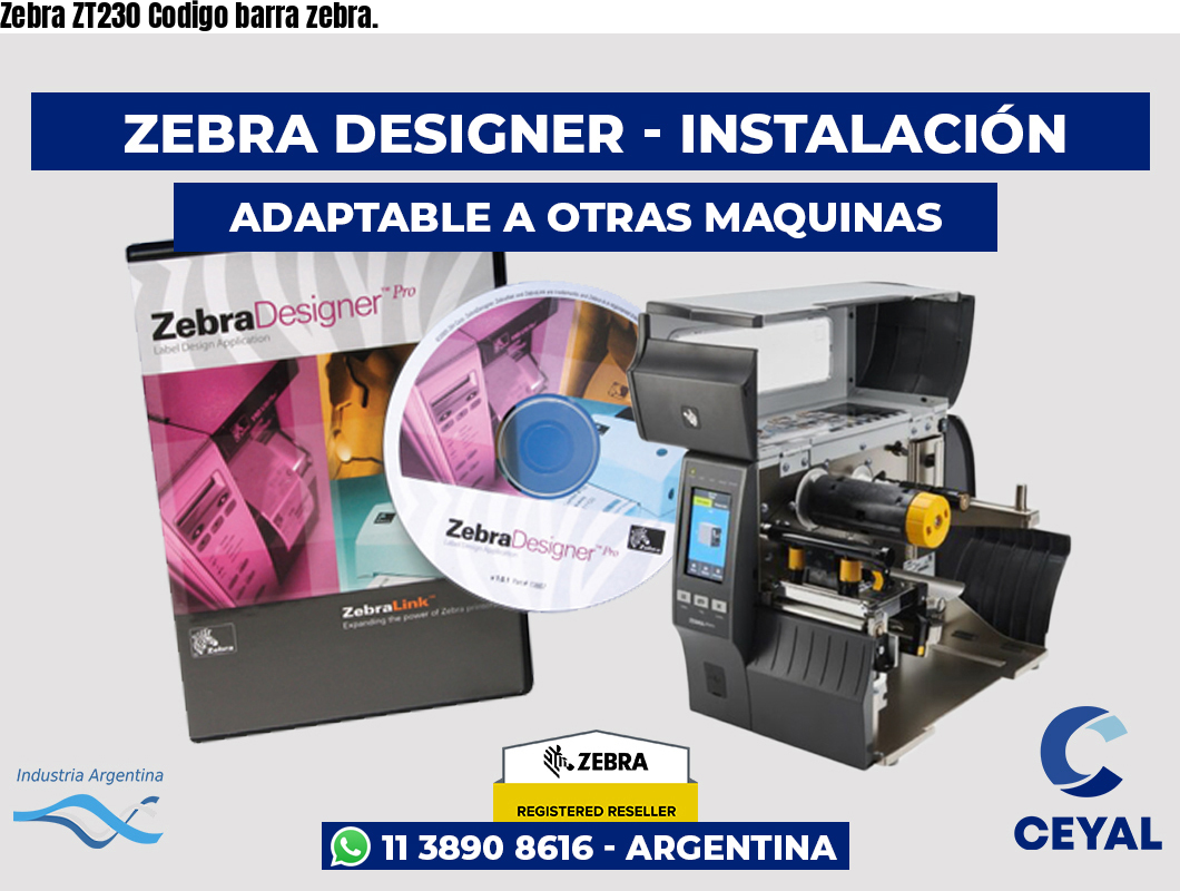 Zebra ZT230 Codigo barra zebra.