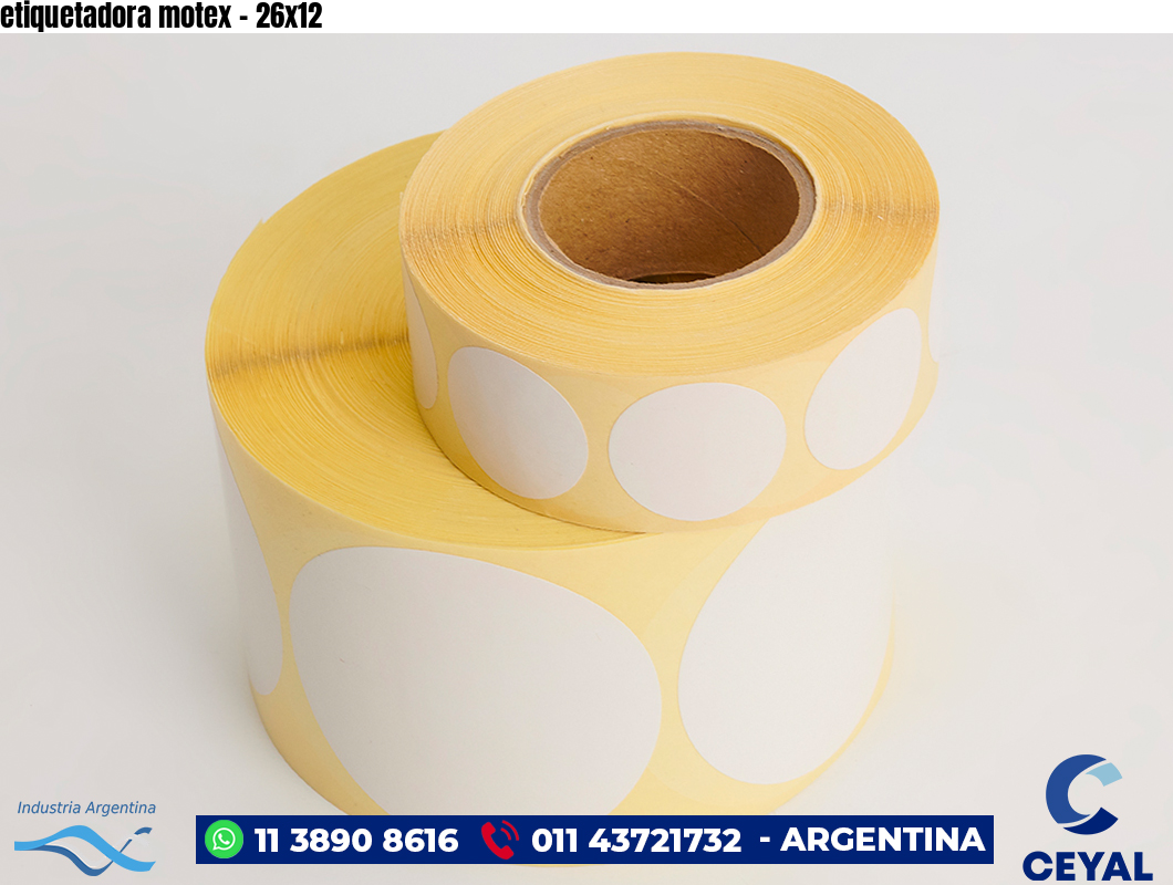 etiquetadora motex - 26x12