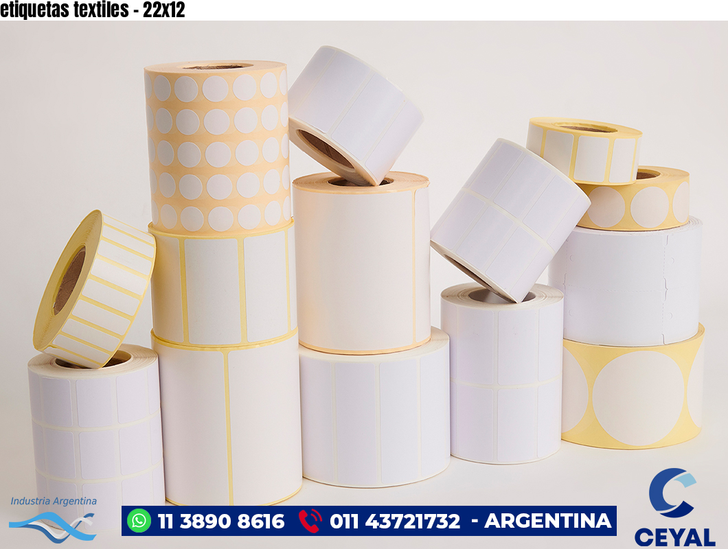 etiquetas textiles - 22x12