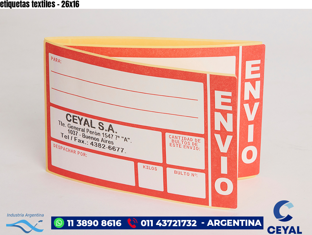 etiquetas textiles - 26x16
