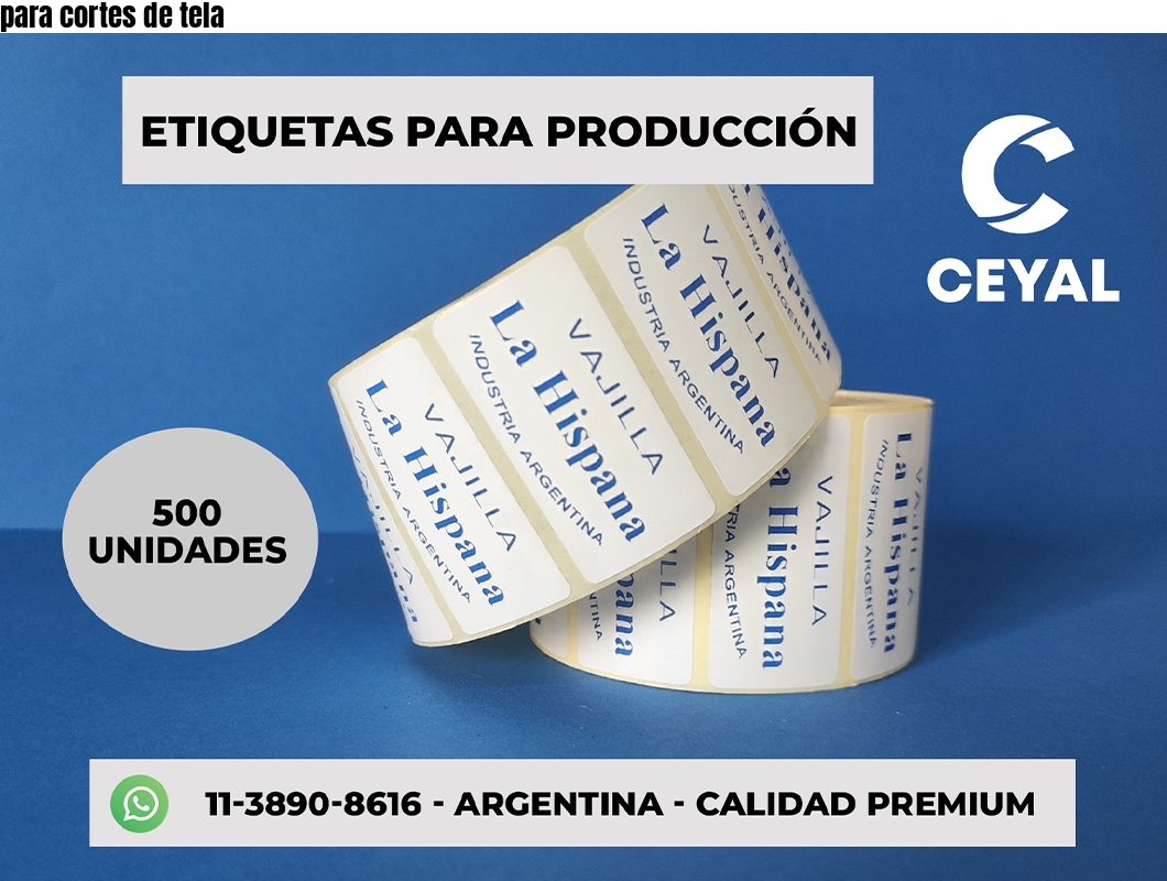 para cortes de tela