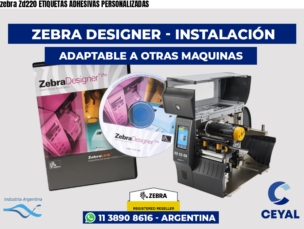 zebra Zd220 ETIQUETAS ADHESIVAS PERSONALIZADAS